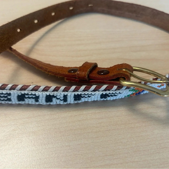 Beaded  “Banff” belt XS see measurements- great used condition - Picture 2 of 9